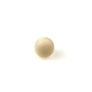 Boules rondes 40mm 20pcs en bois de hêtre
